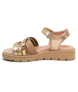 ABY shoes Παιδικά Δερμάτινα Ανατομικά Πέδιλα ABY632-ΜΠΡΟΝΖΕ