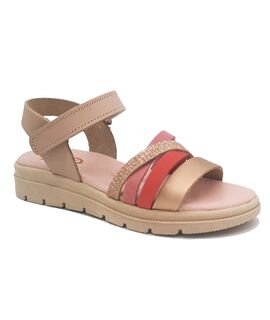 ABY shoes Παιδικά Δερμάτινα Ανατομικά Πέδιλα ABY638-NUDE