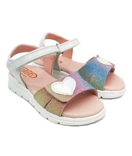 ABY shoes Παιδικά Δερμάτινα Ανατομικά Πέδιλα ABY640-ΠΑΓΟΥ/ΠΟΛΥΧΡΩΜΟ