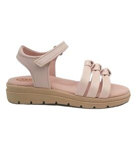 ABY shoes Παιδικά Δερμάτινα Ανατομικά Πέδιλα ABY642-ΡΟΖ/NUDE