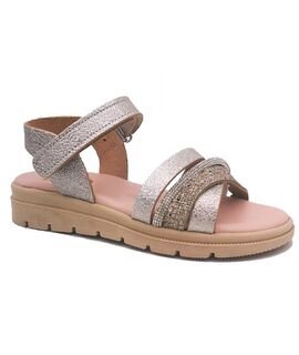 ABY shoes Παιδικά Δερμάτινα Ανατομικά Πέδιλα ABY654-ΑΜΜΟΥ