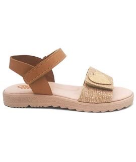 ABY shoes Παιδικά Δερμάτινα Ανατομικά Πέδιλα ABY657-ΚΑΜΕΛ