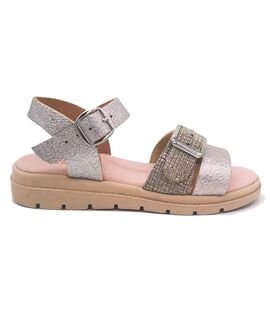 ABY shoes Παιδικά Δερμάτινα Ανατομικά Πέδιλα ABY664-ΑΜΜΟΥ