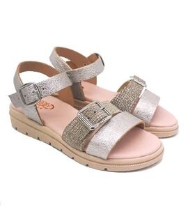 ABY shoes Παιδικά Δερμάτινα Ανατομικά Πέδιλα ABY664-ΑΜΜΟΥ