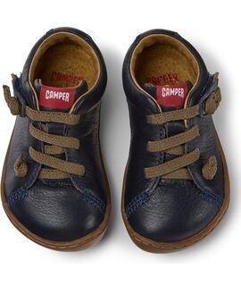 Camper Παιδικά Δερμάτινα Sneakers Peu Cami Blue 80212-077 - ΜΠΛΕ