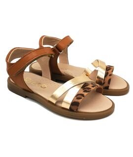 Ricco Mondo Παιδικά Δερμάτινα Ανατομικά Πέδιλα A30309P2 - ΤΑΜΠΑ ΧΑΛΚΟΣ