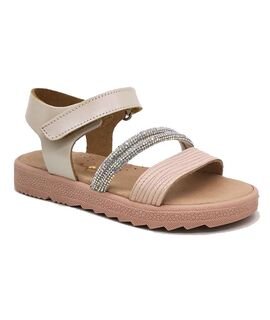 Ricco Mondo Παιδικά Δερμάτινα Ανατομικά Πέδιλα A30316V1 - NUDE