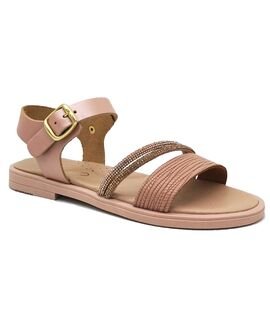 Ricco Mondo Παιδικά Δερμάτινα Ανατομικά Πέδιλα T30316P4 - ΧΑΛΚΟΣ ΣΑΤΙΝΕ