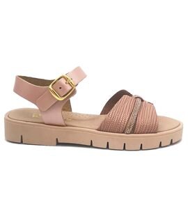 Ricco Mondo Παιδικά Δερμάτινα Ανατομικά Πέδιλα T30323S3 - ΧΑΛΚΟΣ ΣΑΤΙΝΕ