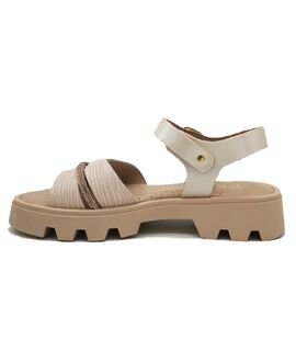 Ricco Mondo Παιδικά Δερμάτινα Ανατομικά Πέδιλα T30323T1 - NUDE ΣΑΤΙΝΕ