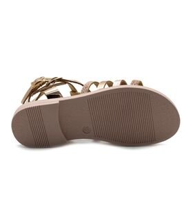 SALTY Παιδικά Δερμάτινα Ανατομικά Πέδιλα SK25-112-ΧΑΛΚΟΣ ΚΑΘΡΕΦΤΗΣ