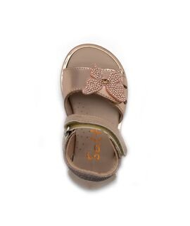 SALTY Παιδικά Δερμάτινα Ανατομικά Πέδιλα SK26-5567-ΧΑΛΚΟΣ ΜΑΤ