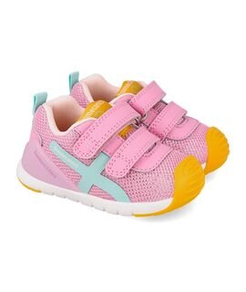 Biomecanics Παιδικά Ανατομικά Sneakers High 261135-D032-ROSA - ΡΟΖ