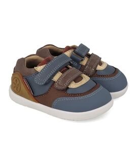 Biomecanics Παιδικά Ανατομικά Δερμάτινα Sneakers 261151-C556-PETROL - ΜΠΛΕ/ΠΕΤΡΟΛ