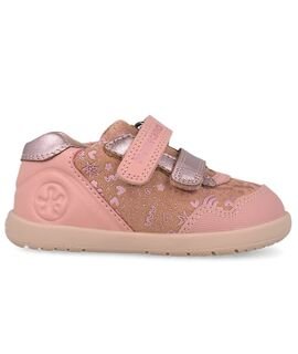 Biomecanics Παιδικά Ανατομικά Δερμάτινα Sneakers 261163-C193-PETALO - ΡΟΖ