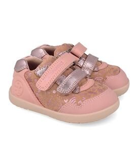 Biomecanics Παιδικά Ανατομικά Δερμάτινα Sneakers 261163-C193-PETALO - ΡΟΖ