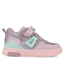 Biomecanics Παιδικά Δερμάτινα Sneakers High 261212-C854-VIOLETA - ΜΩΒ/ΛΙΛΑ
