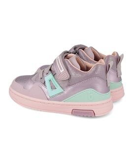 Biomecanics Παιδικά Δερμάτινα Sneakers High 261212-C854-VIOLETA - ΜΩΒ/ΛΙΛΑ