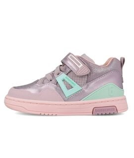 Biomecanics Παιδικά Δερμάτινα Sneakers High 261212-C854-VIOLETA - ΜΩΒ/ΛΙΛΑ