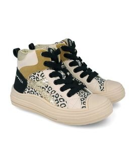 Garvalin Παιδικά Ανατομικά Sneakers High 261552-A087-ARENA - ΜΠΕΖ