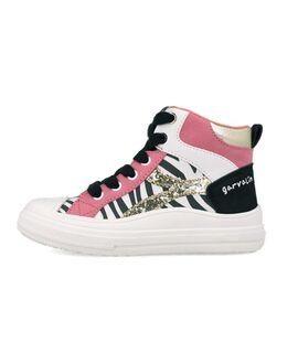 Garvalin Παιδικά Ανατομικά Sneakers High 261553-A050-BLANCO - ΛΕΥΚΟ