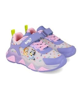 Garvalin Παιδικά Ανατομικά Sneakers BLUEY ΦΩΤΑΚΙΑ 261855-B164-LILA - ΜΩΒ/ΛΙΛΑ