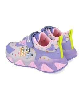 Garvalin Παιδικά Ανατομικά Sneakers BLUEY ΦΩΤΑΚΙΑ 261855-B164-LILA - ΜΩΒ/ΛΙΛΑ
