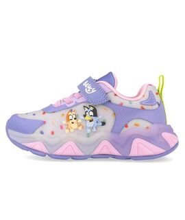 Garvalin Παιδικά Ανατομικά Sneakers BLUEY ΦΩΤΑΚΙΑ 261855-B164-LILA - ΜΩΒ/ΛΙΛΑ