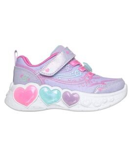 SKECHERS Παιδικά Sneakers με ΦΩΤΑΚΙΑ ENCHANTED HEART LIGHTS lavender/multi 303266NC-LVMT - ΜΩΒ