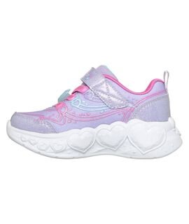SKECHERS Παιδικά Sneakers με ΦΩΤΑΚΙΑ ENCHANTED HEART LIGHTS lavender/multi 303266NC-LVMT - ΜΩΒ