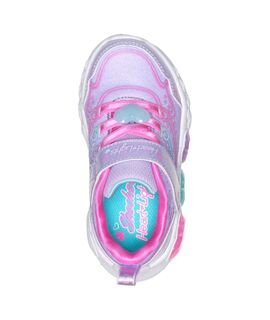 SKECHERS Παιδικά Sneakers με ΦΩΤΑΚΙΑ ENCHANTED HEART LIGHTS lavender/multi 303266NC-LVMT - ΜΩΒ