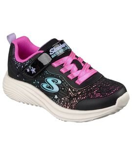 SKECHERS Παιδικά Αδιάβροχα Sneakers BOUNDER PRO-AQUA TWIRL black/multi 303488L-BKMT - ΜΑΥΡΟ