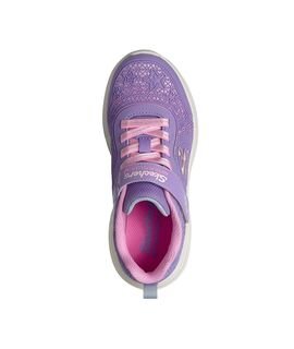 SKECHERS Παιδικά Αδιάβροχα Sneakers BOUNDER PRO-AQUA TWIRL lavender/multi 303488L-LVMT - ΜΩΒ