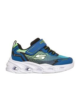 SKECHERS Παιδικά Sneakers με ΦΩΤΑΚΙΑ VORTEX 3.0 black/blue/lime 400590N-BBLM - ΜΠΛΕ
