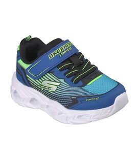 SKECHERS Παιδικά Sneakers με ΦΩΤΑΚΙΑ VORTEX 3.0 black/blue/lime 400590N-BBLM - ΜΠΛΕ
