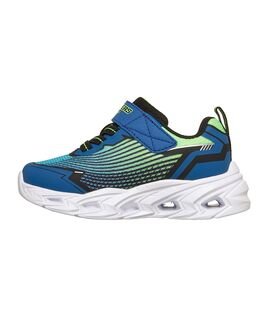 SKECHERS Παιδικά Sneakers με ΦΩΤΑΚΙΑ VORTEX 3.0 black/blue/lime 400590N-BBLM - ΜΠΛΕ
