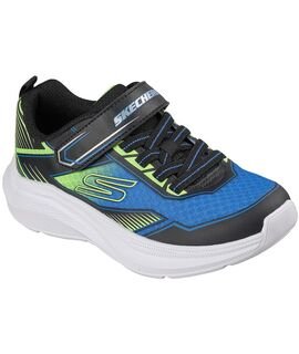 SKECHERS Παιδικά Sneakers MICROSPEC VeELOCITY-GRID-DRIFT black/blue/lime 404127L-BBLM - ΜΠΛΕ