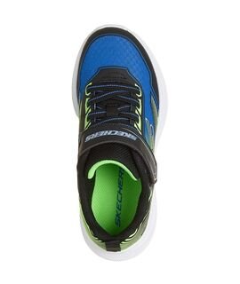 SKECHERS Παιδικά Sneakers MICROSPEC VeELOCITY-GRID-DRIFT black/blue/lime 404127L-BBLM - ΜΠΛΕ