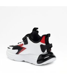 BULL BOYS Παιδικά Sneakers με ΦΩΤΑΚΙΑ DNAL5266-NE01 T-REX NERO - ΜΑΥΡΟ