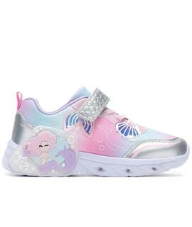 LELLI KELLY Παιδικά Sneakers με ΦΩΤΑΚΙΑ LKAL5732-AG01 VIVIENNE ARGENTO - ΑΣΗΜΙ