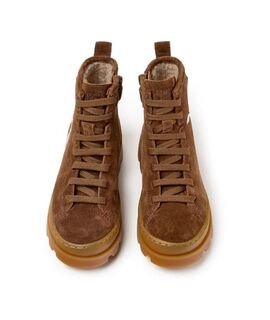 Camper Παιδικά Δερμάτινα Μποτάκια Twins K900179-037 BROWN - ΚΑΦΕ