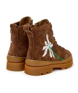 Camper Παιδικά Δερμάτινα Μποτάκια Twins K900179-037 BROWN - ΚΑΦΕ