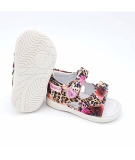 Falcotto 1490 vit.st.animal floral leopard rosa