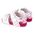 Garvalin 212433-A-BLANCO, FUCSIA Y ESTRELLAS