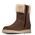 Clarks Crown Loop K walnut suede 26162081 - ΚΑΦΕ