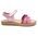 ABY shoes Παιδικά Δερμάτινα Ανατομικά Πέδιλα ABY548-ΡΟΖ