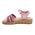 ABY shoes Παιδικά Δερμάτινα Ανατομικά Πέδιλα ABY560-ΡΟΖ
