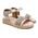 ABY shoes Παιδικά Δερμάτινα Ανατομικά Πέδιλα ABY564-ΑΜΜΟΥ - ΡΟΖ/ΧΡΥΣΟ