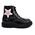 ABY Shoes Παιδικά Δερμάτινα Ανατομικά Μποτάκια Αρβυλάκια Aby538-ΜΑΥΡΟ