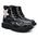 ABY Shoes Παιδικά Δερμάτινα Ανατομικά Μποτάκια Αρβυλάκια Aby538-ΜΑΥΡΟ